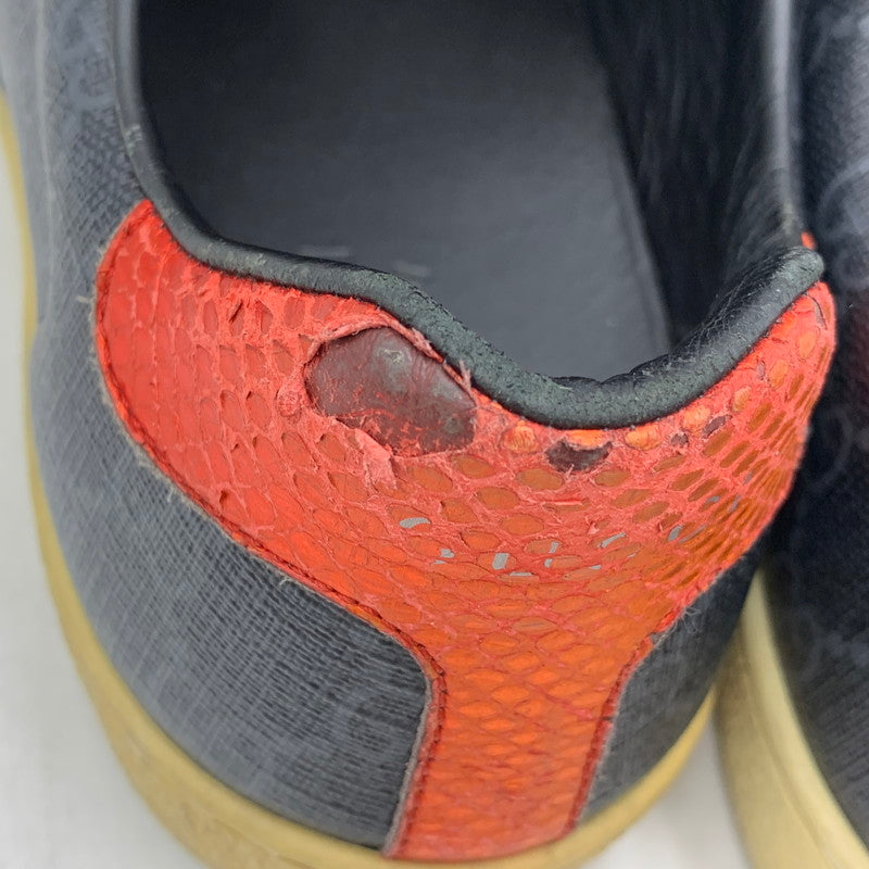 【現状渡し品】【メンズ/レディース】 GUCCI グッチ 429445 ACE GG SUPREME SNEAKERS スプリーム スニーカーズ シューズ 靴 183-260901-ya-08-izu サイズ：6 1/2 カラー：ネイビー 万代Net店