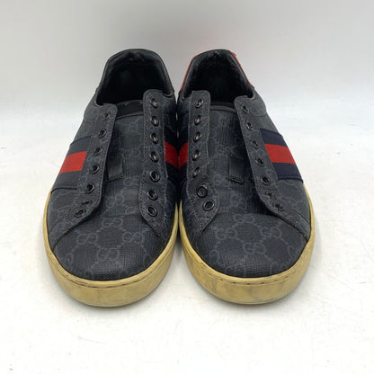 【現状渡し品】【メンズ/レディース】 GUCCI グッチ 429445 ACE GG SUPREME SNEAKERS スプリーム スニーカーズ シューズ 靴 183-260901-ya-08-izu サイズ：6 1/2 カラー：ネイビー 万代Net店
