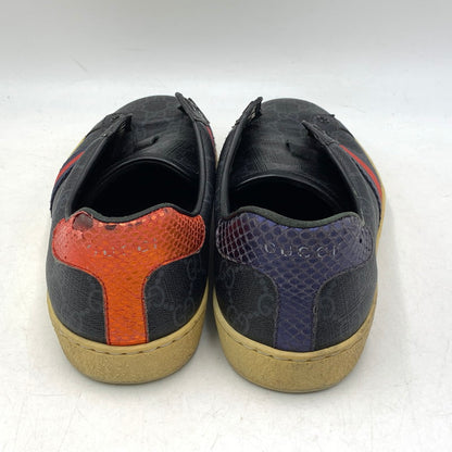 【現状渡し品】【メンズ/レディース】 GUCCI グッチ 429445 ACE GG SUPREME SNEAKERS スプリーム スニーカーズ シューズ 靴 183-260901-ya-08-izu サイズ：6 1/2 カラー：ネイビー 万代Net店