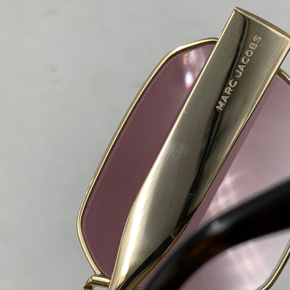 【中古品】【メンズ/レディース】 MARC JACOBS マークジェイコブス MARC 805 SQUARE SUNGLASSES スクエア サングラス 203-260910-cs-23-izu サイズ：59口16-140 カラー：ゴールド×パープル系 万代Net店