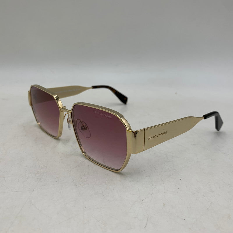 【中古品】【メンズ/レディース】 MARC JACOBS マークジェイコブス MARC 805 SQUARE SUNGLASSES スクエア サングラス 203-260910-cs-23-izu サイズ：59口16-140 カラー：ゴールド×パープル系 万代Net店