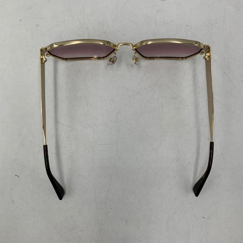 【中古品】【メンズ/レディース】 MARC JACOBS マークジェイコブス MARC 805 SQUARE SUNGLASSES スクエア サングラス 203-260910-cs-23-izu サイズ：59口16-140 カラー：ゴールド×パープル系 万代Net店