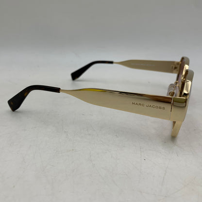 【中古品】【メンズ/レディース】 MARC JACOBS マークジェイコブス MARC 805 SQUARE SUNGLASSES スクエア サングラス 203-260910-cs-23-izu サイズ：59口16-140 カラー：ゴールド×パープル系 万代Net店