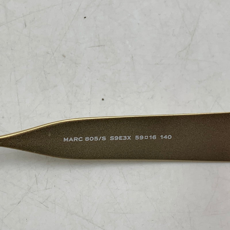 【中古品】【メンズ/レディース】 MARC JACOBS マークジェイコブス MARC 805 SQUARE SUNGLASSES スクエア サングラス 203-260910-cs-23-izu サイズ：59口16-140 カラー：ゴールド×パープル系 万代Net店