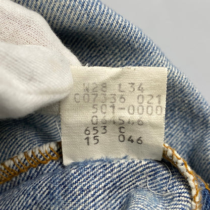 【現状渡し品】【メンズ】 Levi's リーバイス DENIM PANTS 501-0000 デニムパンツ ジーンズ 刻印653 金脇割り 157-260902-as-17-izu サイズ：28×34 カラー：インディゴ 万代Net店