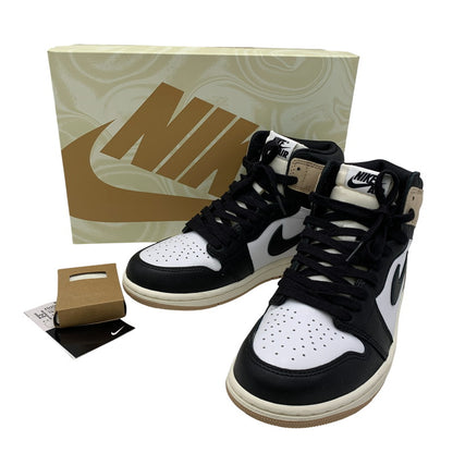 【中古品】【レディース】 NIKE ナイキ WMNS AIR JORDAN 1 RETRO HI OG FD2596-021 ウィメンズ エア ジョーダン 1 レトロ ハイ OG スニーカー 靴 166-260831-as-11-izu サイズ：23.5cm カラー：BLACK/LEGEND MD BROWN-WHITE 万代Net店