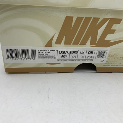 【中古品】【レディース】 NIKE ナイキ WMNS AIR JORDAN 1 RETRO HI OG FD2596-021 ウィメンズ エア ジョーダン 1 レトロ ハイ OG スニーカー 靴 166-260831-as-11-izu サイズ：23.5cm カラー：BLACK/LEGEND MD BROWN-WHITE 万代Net店