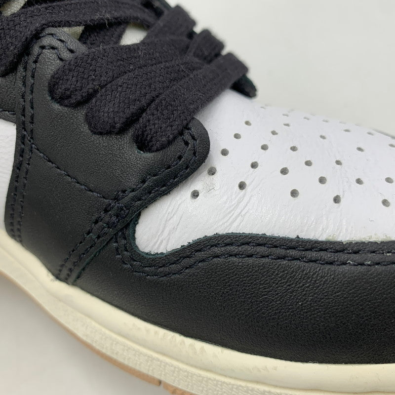 【中古品】【レディース】 NIKE ナイキ WMNS AIR JORDAN 1 RETRO HI OG FD2596-021 ウィメンズ エア ジョーダン 1 レトロ ハイ OG スニーカー 靴 166-260831-as-11-izu サイズ：23.5cm カラー：BLACK/LEGEND MD BROWN-WHITE 万代Net店