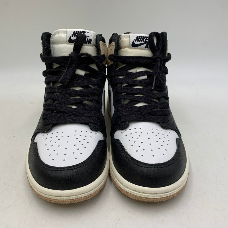 【中古品】【レディース】 NIKE ナイキ WMNS AIR JORDAN 1 RETRO HI OG FD2596-021 ウィメンズ エア ジョーダン 1 レトロ ハイ OG スニーカー 靴 166-260831-as-11-izu サイズ：23.5cm カラー：BLACK/LEGEND MD BROWN-WHITE 万代Net店