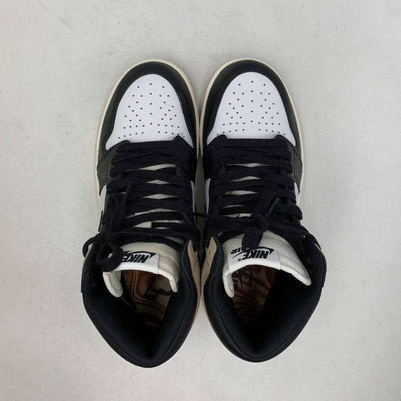 【中古品】【レディース】 NIKE ナイキ WMNS AIR JORDAN 1 RETRO HI OG FD2596-021 ウィメンズ エア ジョーダン 1 レトロ ハイ OG スニーカー 靴 166-260831-as-11-izu サイズ：23.5cm カラー：BLACK/LEGEND MD BROWN-WHITE 万代Net店
