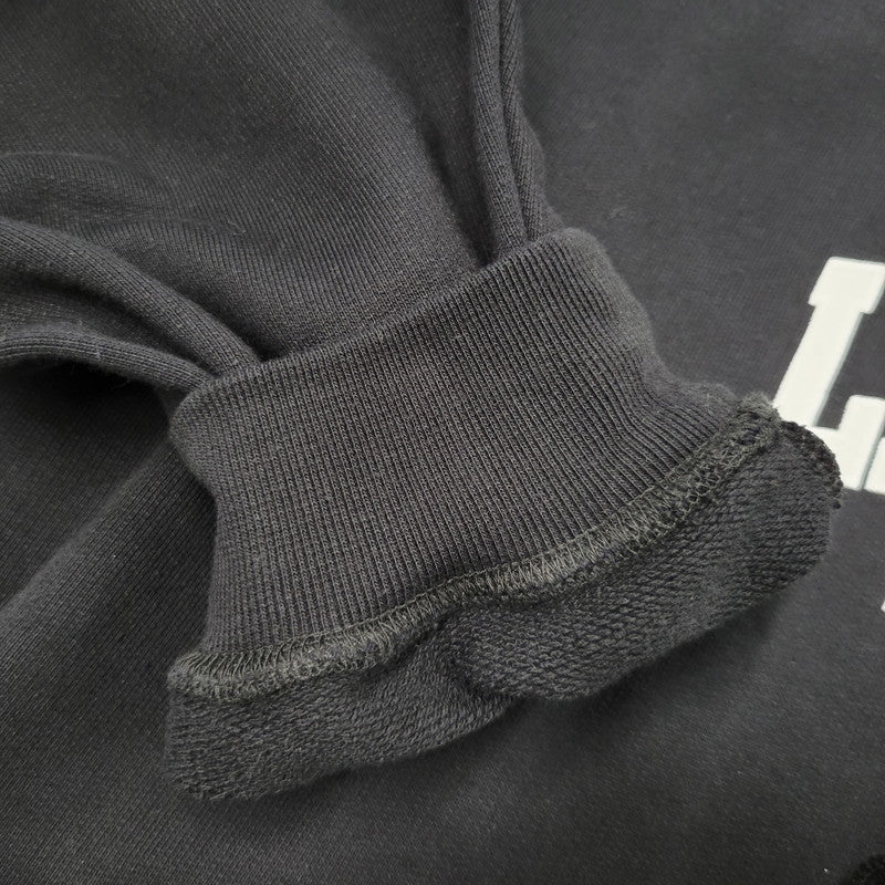 【中古美品】【メンズ】 VETEMENTS ヴェトモン LARGE LOGO HOODIE UE63HD640B ラージ ロゴ フーディー パーカー 142-260902-as-25-izu サイズ：O カラー：ブラック 万代Net店