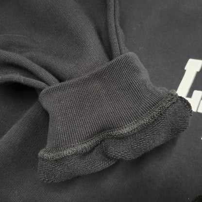 【中古美品】【メンズ】 VETEMENTS ヴェトモン LARGE LOGO HOODIE UE63HD640B ラージ ロゴ フーディー パーカー 142-260902-as-25-izu サイズ：O カラー：ブラック 万代Net店