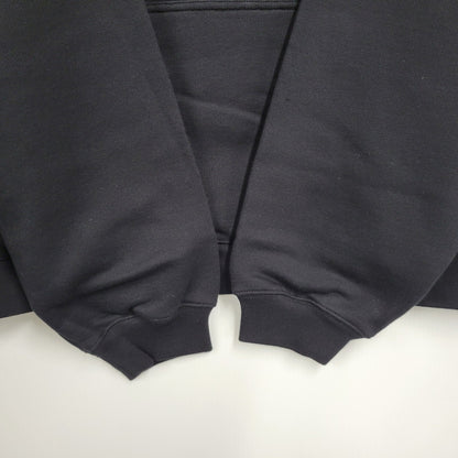 【中古美品】【メンズ】 VETEMENTS ヴェトモン LARGE LOGO HOODIE UE63HD640B ラージ ロゴ フーディー パーカー 142-260902-as-25-izu サイズ：O カラー：ブラック 万代Net店