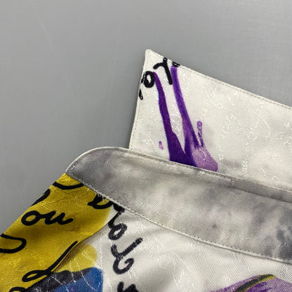 【中古品】【メンズ】 Berluti ベルルッティ PAINT GRAPHIC LS SHIRT ペイント グラフィック ロングスリーブ シャツ 長袖 141-260902-as-11-izu カラー：マルチカラー 万代Net店