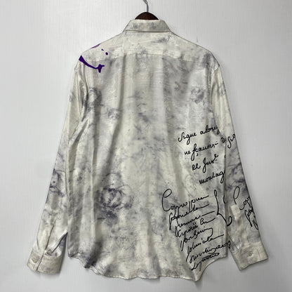 【中古品】【メンズ】 Berluti ベルルッティ PAINT GRAPHIC LS SHIRT ペイント グラフィック ロングスリーブ シャツ 長袖 141-260902-as-11-izu カラー：マルチカラー 万代Net店