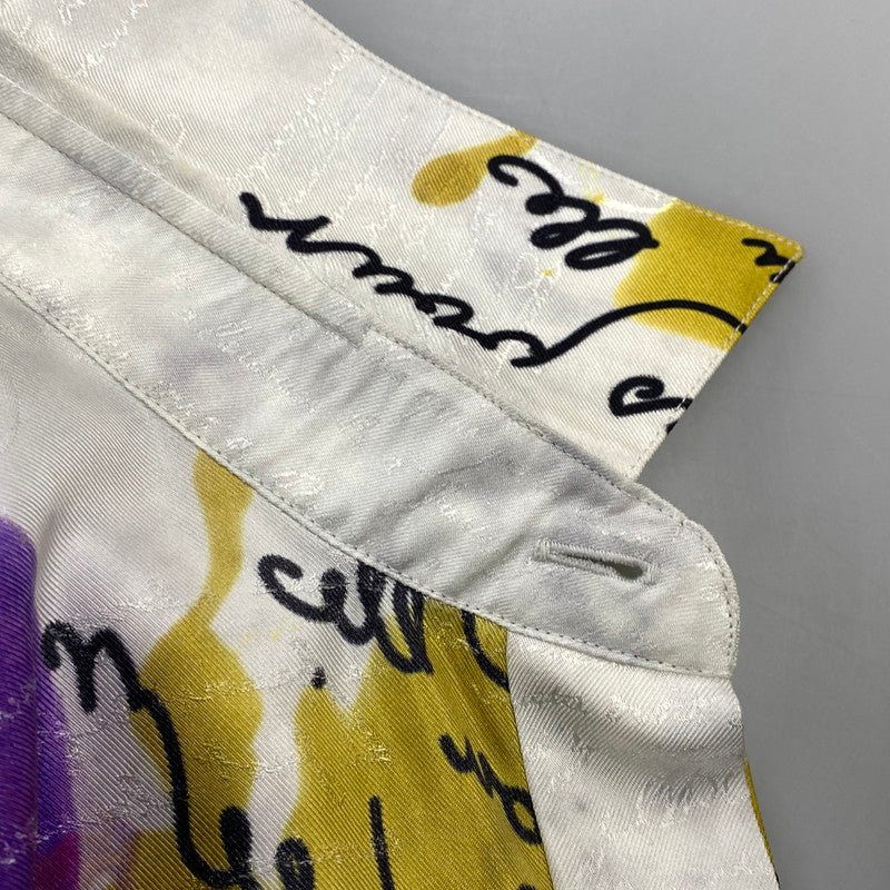【中古品】【メンズ】 Berluti ベルルッティ PAINT GRAPHIC LS SHIRT ペイント グラフィック ロングスリーブ シャツ 長袖 141-260902-as-11-izu カラー：マルチカラー 万代Net店