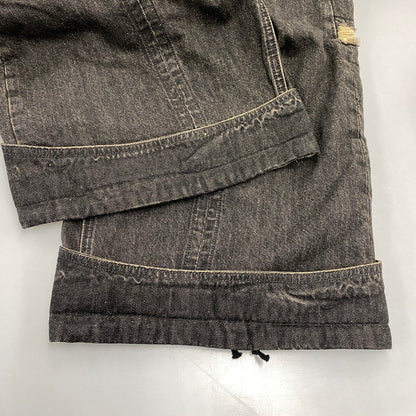 【中古品】【メンズ】 AESYNCTX エーイーシンクテックス WIDE PANTS ワイド パンツ ボトムス 153-260901-kh-01-izu サイズ：XL カラー：チャコール系 万代Net店