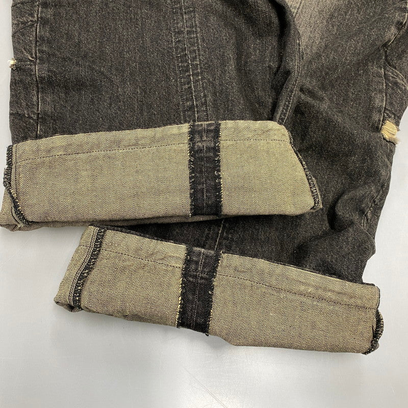 【中古品】【メンズ】 AESYNCTX エーイーシンクテックス WIDE PANTS ワイド パンツ ボトムス 153-260901-kh-01-izu サイズ：XL カラー：チャコール系 万代Net店