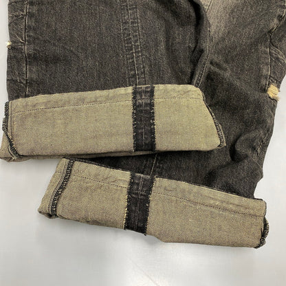 【中古品】【メンズ】 AESYNCTX エーイーシンクテックス WIDE PANTS ワイド パンツ ボトムス 153-260901-kh-01-izu サイズ：XL カラー：チャコール系 万代Net店