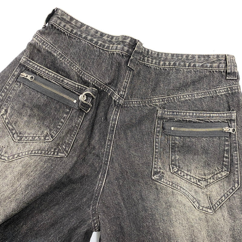 【中古品】【メンズ】 AESYNCTX エーイーシンクテックス WIDE PANTS ワイド パンツ ボトムス 153-260901-kh-01-izu サイズ：XL カラー：チャコール系 万代Net店