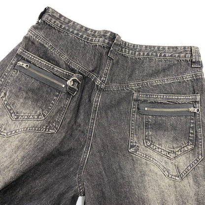【中古品】【メンズ】 AESYNCTX エーイーシンクテックス WIDE PANTS ワイド パンツ ボトムス 153-260901-kh-01-izu サイズ：XL カラー：チャコール系 万代Net店