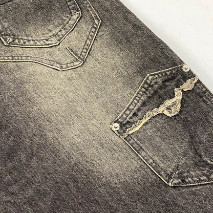 【中古品】【メンズ】 AESYNCTX エーイーシンクテックス WIDE PANTS ワイド パンツ ボトムス 153-260901-kh-01-izu サイズ：XL カラー：チャコール系 万代Net店