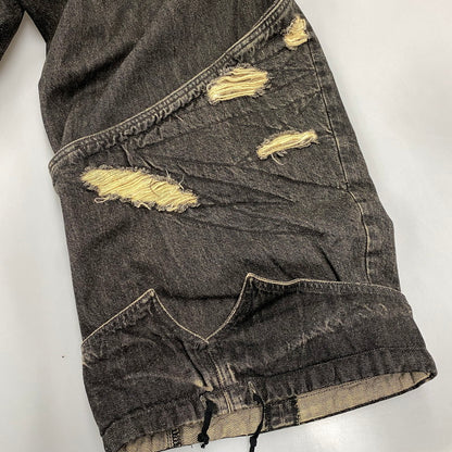 【中古品】【メンズ】 AESYNCTX エーイーシンクテックス WIDE PANTS ワイド パンツ ボトムス 153-260901-kh-01-izu サイズ：XL カラー：チャコール系 万代Net店