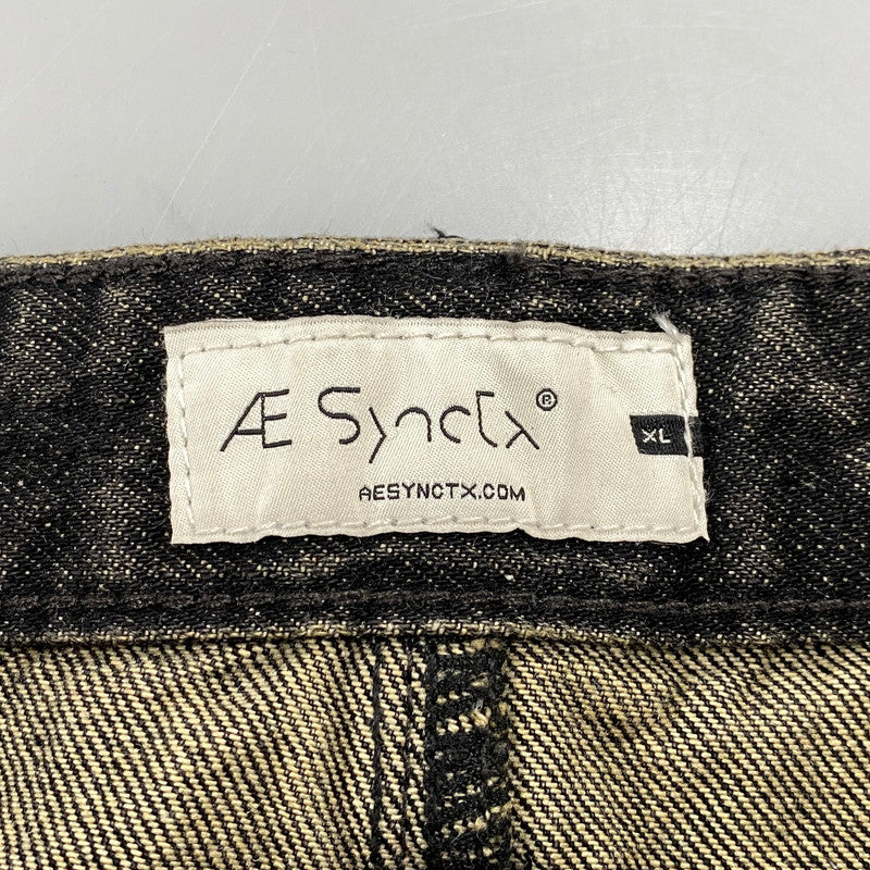 【中古品】【メンズ】 AESYNCTX エーイーシンクテックス WIDE PANTS ワイド パンツ ボトムス 153-260901-kh-01-izu サイズ：XL カラー：チャコール系 万代Net店
