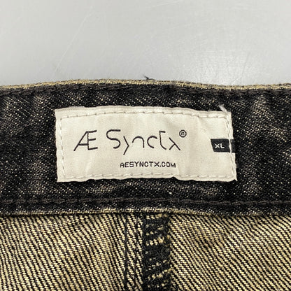 【中古品】【メンズ】 AESYNCTX エーイーシンクテックス WIDE PANTS ワイド パンツ ボトムス 153-260901-kh-01-izu サイズ：XL カラー：チャコール系 万代Net店