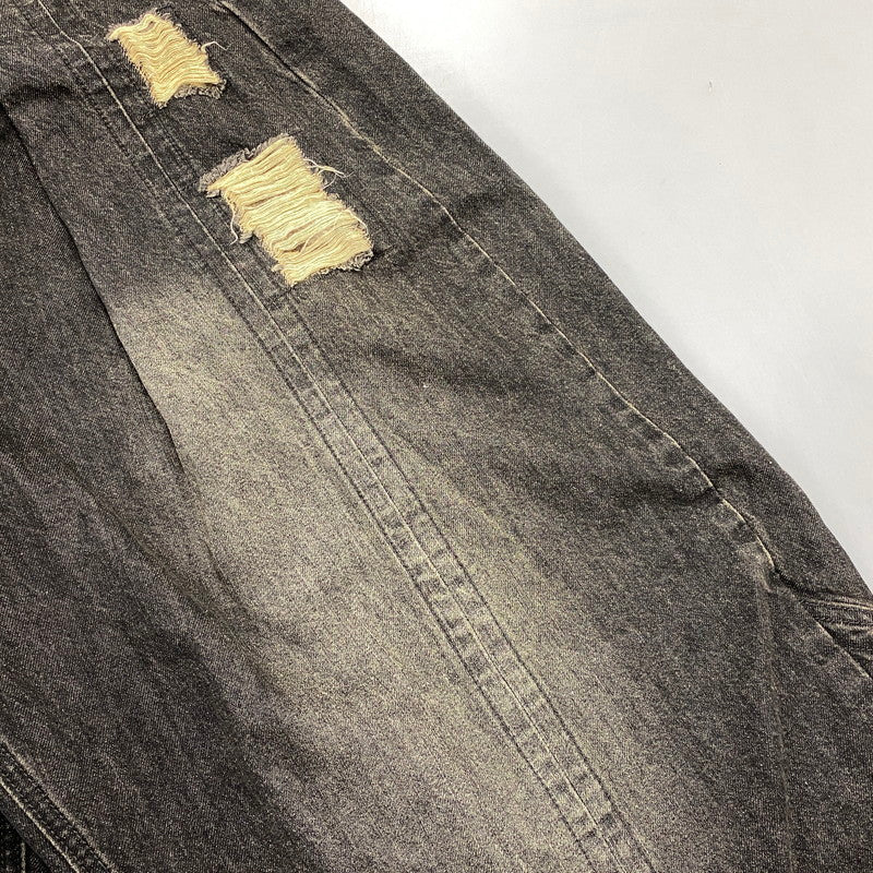 【中古品】【メンズ】 AESYNCTX エーイーシンクテックス WIDE PANTS ワイド パンツ ボトムス 153-260901-kh-01-izu サイズ：XL カラー：チャコール系 万代Net店