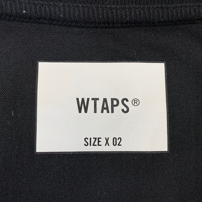 【中古品】【メンズ】 WTAPS ダブルタップス 222ATDT-CSM05 QB SS CTPL. CRST ショートスリーブ Tシャツ トップス 142-260901-kh-12-izu サイズ：02 カラー：ブラック 万代Net店