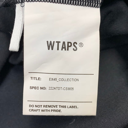 【中古品】【メンズ】 WTAPS ダブルタップス 222ATDT-CSM05 QB SS CTPL. CRST ショートスリーブ Tシャツ トップス 142-260901-kh-12-izu サイズ：02 カラー：ブラック 万代Net店