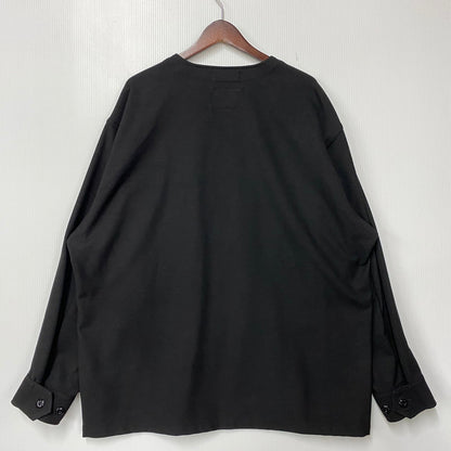 【中古品】【メンズ】 WTAPS ダブルタップス SCOUT LS RAPO. TWILL 222WVDT-SHM04 スカウト ロングスリーブ ラポ. ツイル シャツ 長袖 142-260902-as-10-izu サイズ：04 カラー：ブラック 万代Net店