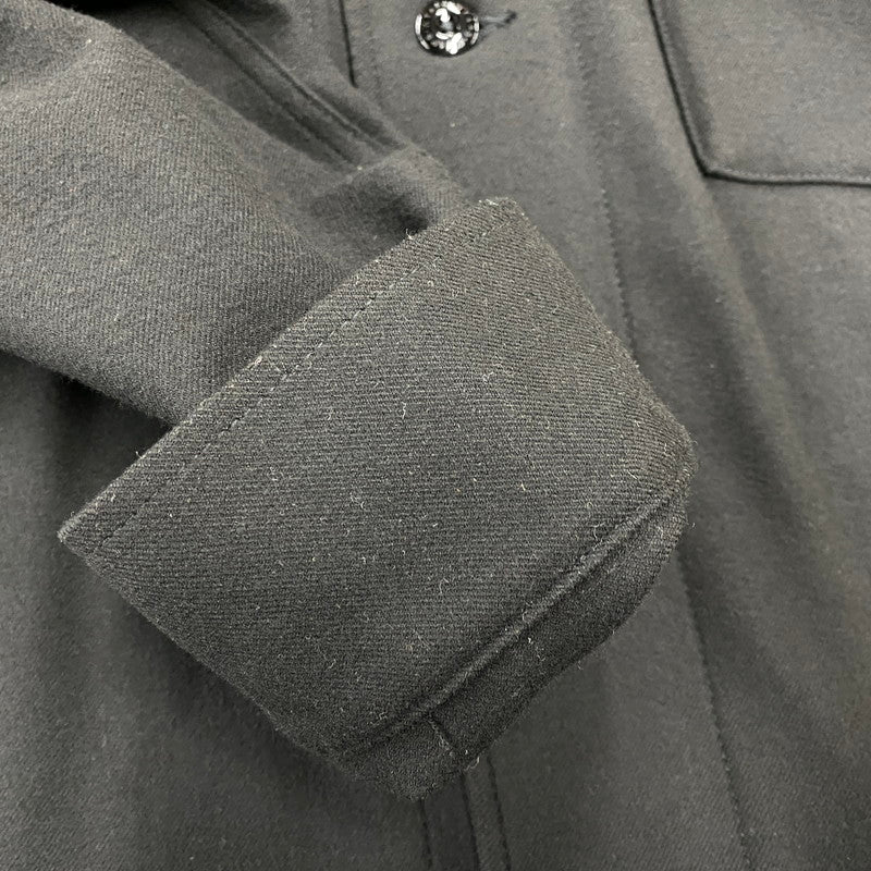 【中古品】【メンズ】 WTAPS ダブルタップス SCOUT LS RAPO. TWILL 222WVDT-SHM04 スカウト ロングスリーブ ラポ. ツイル シャツ 長袖 142-260902-as-10-izu サイズ：04 カラー：ブラック 万代Net店