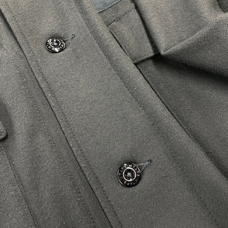 【中古品】【メンズ】 WTAPS ダブルタップス SCOUT LS RAPO. TWILL 222WVDT-SHM04 スカウト ロングスリーブ ラポ. ツイル シャツ 長袖 142-260902-as-10-izu サイズ：04 カラー：ブラック 万代Net店