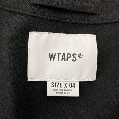 【中古品】【メンズ】 WTAPS ダブルタップス SCOUT LS RAPO. TWILL 222WVDT-SHM04 スカウト ロングスリーブ ラポ. ツイル シャツ 長袖 142-260902-as-10-izu サイズ：04 カラー：ブラック 万代Net店