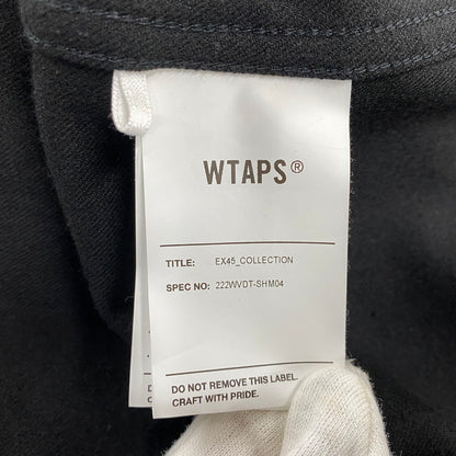 【中古品】【メンズ】 WTAPS ダブルタップス SCOUT LS RAPO. TWILL 222WVDT-SHM04 スカウト ロングスリーブ ラポ. ツイル シャツ 長袖 142-260902-as-10-izu サイズ：04 カラー：ブラック 万代Net店
