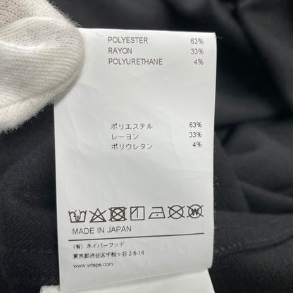 【中古品】【メンズ】 WTAPS ダブルタップス SCOUT LS RAPO. TWILL 222WVDT-SHM04 スカウト ロングスリーブ ラポ. ツイル シャツ 長袖 142-260902-as-10-izu サイズ：04 カラー：ブラック 万代Net店