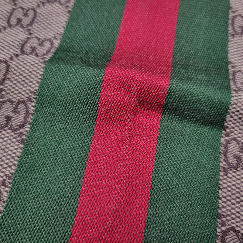 【中古品】【メンズ/レディース】 GUCCI グッチ GG柄 ウェブライン マフラー 183-260902-as-18-izu サイズ：37×180cm カラー：ブラウン系 万代Net店