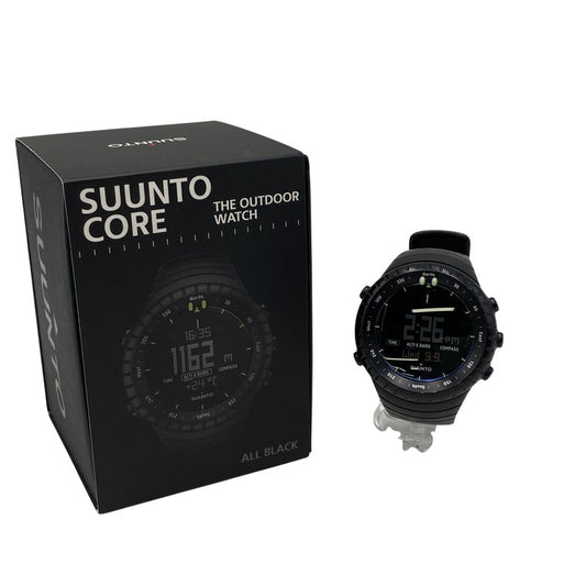 【中古品】【メンズ/レディース】 SUUNTO スント S014279010 CORE ALL BLACK コア オールブラック 腕時計 時計 197-260911-ya-08-izu カラー：ブラック 万代Net店