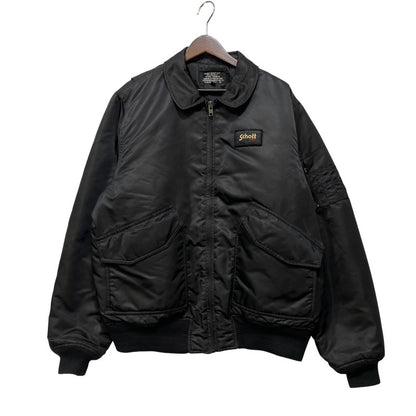 【中古品】【メンズ】 SCHOTT ショット CWU-210-31 CWU-R FLIGHT JACKET フライト ジャケット アウター 145-260831-cs-01-izu サイズ：XL カラー：ブラック 万代Net店