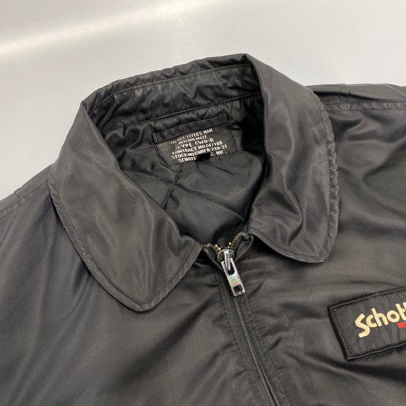 【中古品】【メンズ】 SCHOTT ショット CWU-210-31 CWU-R FLIGHT JACKET フライト ジャケット アウター 145-260831-cs-01-izu サイズ：XL カラー：ブラック 万代Net店