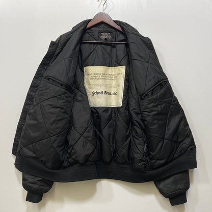 【中古品】【メンズ】 SCHOTT ショット CWU-210-31 CWU-R FLIGHT JACKET フライト ジャケット アウター 145-260831-cs-01-izu サイズ：XL カラー：ブラック 万代Net店