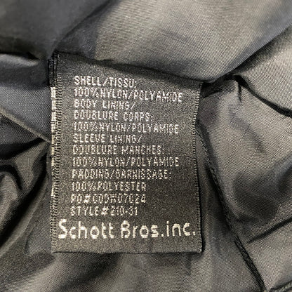 【中古品】【メンズ】 SCHOTT ショット CWU-210-31 CWU-R FLIGHT JACKET フライト ジャケット アウター 145-260831-cs-01-izu サイズ：XL カラー：ブラック 万代Net店