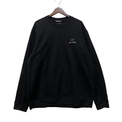 【中古品】【メンズ】 ARC'TERYX アークテリクス X000009787 EMBLEM FLEECE CREW エンブレエム フリース クルー トップス 長袖 144-260831-cs-05-izu サイズ：XL カラー：ブラック 万代Net店