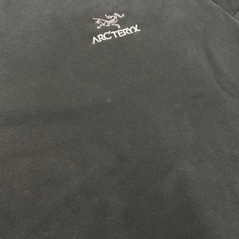 【中古品】【メンズ】 ARC'TERYX アークテリクス X000009787 EMBLEM FLEECE CREW エンブレエム フリース クルー トップス 長袖 144-260831-cs-05-izu サイズ：XL カラー：ブラック 万代Net店