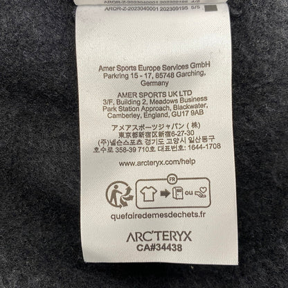 【中古品】【メンズ】 ARC'TERYX アークテリクス X000009787 EMBLEM FLEECE CREW エンブレエム フリース クルー トップス 長袖 144-260831-cs-05-izu サイズ：XL カラー：ブラック 万代Net店