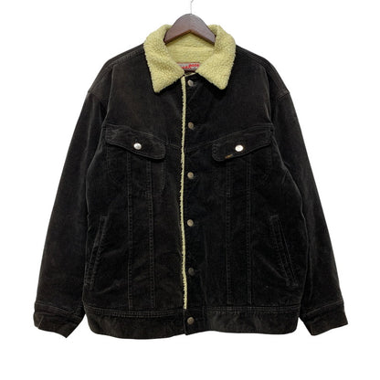 【中古品】【メンズ】 LEE リー LM0732 CORDUROY BOA JACKET コーデュロイ ボア ジャケット アウター 147-260916-yn-13-izu サイズ：S カラー：ブラック 万代Net店