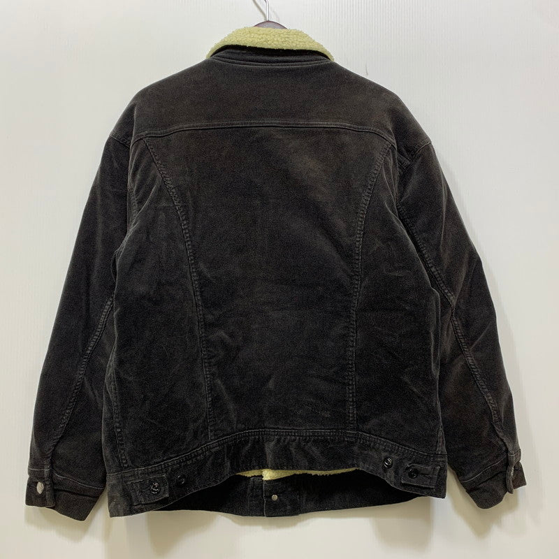 【中古品】【メンズ】 LEE リー LM0732 CORDUROY BOA JACKET コーデュロイ ボア ジャケット アウター 147-260916-yn-13-izu サイズ：S カラー：ブラック 万代Net店