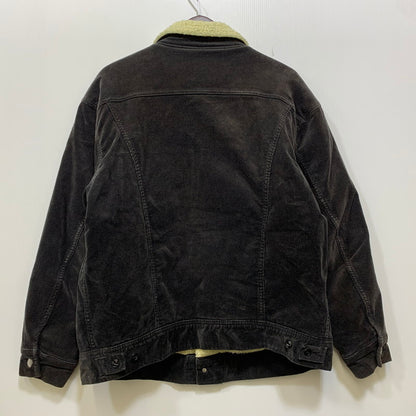 【中古品】【メンズ】 LEE リー LM0732 CORDUROY BOA JACKET コーデュロイ ボア ジャケット アウター 147-260916-yn-13-izu サイズ：S カラー：ブラック 万代Net店